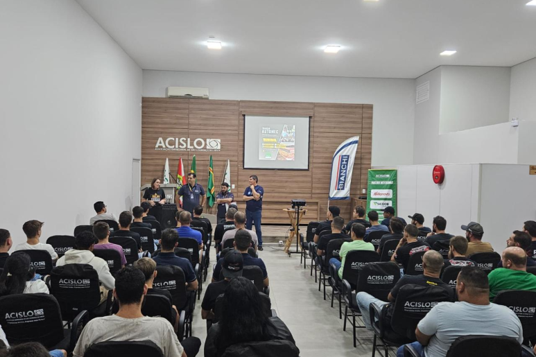 Capa notícia Núcleo de Mecânicas da Acislo promove formação sobre metal leve em parceria com Bianchi Distribuidor