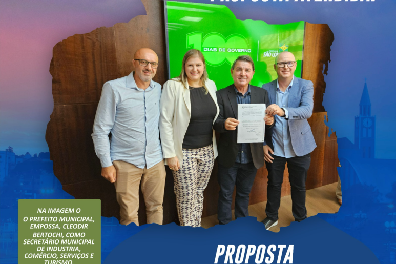 Capa notícia Demanda da Cartilha Voz Lourenciana, Criação da Secretaria Municipal de Desenvolvimento Econômico, T
