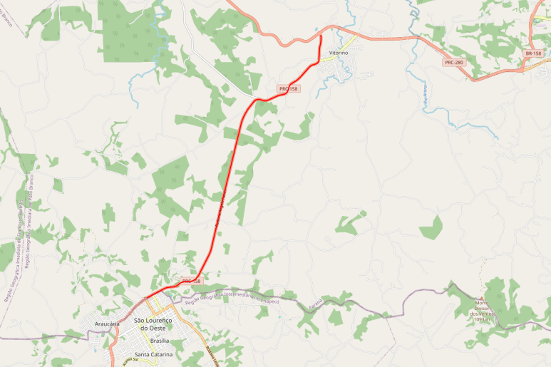 Capa notícia Avança o processo para contratação de anteprojeto de recuperação da PRC-158, entre São Lourenço do