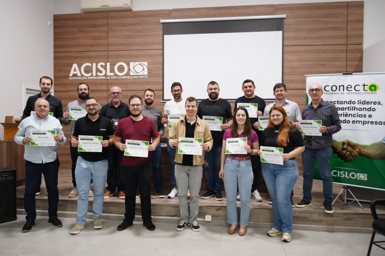 Capa notícia Acislo encerra Programa Conecta com foco na aplica&ccedil;&atilde;o pr&aacute;tica dos conhecimentos